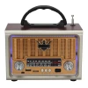 İpek Yıldızı® Taşınabilir Klasik AM/FM/SW  Retro Nostaljik Radyo