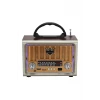 İpek Yıldızı® Taşınabilir Klasik AM/FM/SW  Retro Nostaljik Radyo