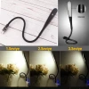 İpek Yıldızı® USB Girişli 14 Ledli 3 Kademeli Dokunmatik Masa/Kitap Okuma Lambası Ledi Siyah