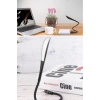 İpek Yıldızı® USB Girişli 14 Ledli 3 Kademeli Dokunmatik Masa/Kitap Okuma Lambası Ledi Siyah
