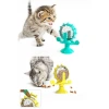 İpek Yıldızı® Vantuzlu Zilli İnteraktif Dönebilen Mama Kaplı Renkli Eğlenceli Eğitici Kedi Oyuncağı