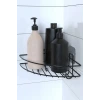 İpek Yıldızı® Yapışkanlı Banyo Köşeliği Kancalı Köşe Rafı Duş Şampuanlık Duvar Düzenleyici Organizer Raf
