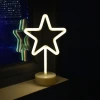 İpek Yıldızı® Yıldız Tasarımlı Neon Led Masa Ve Gece Lambası Dekoratif Işık