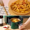 İpek Yıldızı®100 Adet  Air Fryer Pişirme Kağıdı Tek Kullanımlık  Yağlı Kağıdı Yuvarlak Tabak Model