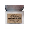 Kapı Önü Paspası Dekoratif Dijital Baskı Hoşgeldiniz P-2312