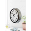 Krom Elegance 40 Cm Metal Standart Duvar Saati