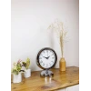 Krom Metal Retro Masa Saati 25×20 cm