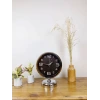 Krom Metal Tasarım Masa Saati 25×20 cm