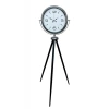 Krom Sade & Şık Tripod Ayaklı Saat