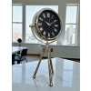 Krom Şık Üç Ayaklı Masa Saati
