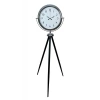 Krom Standart Tripod Ayaklı Saat