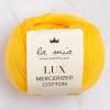La Mia Lux Mercerized Cotton Koyu Sarısı El Örgü İpi - 181 - 33754