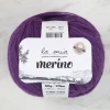 La Mia Merino Patlıcan Moru El Örgü İpi - L269