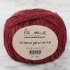 La Mia Natural Jute Twine 100 gr Bordo Jüt İp - L211 - 34105