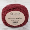 La Mia Natural Jute Twine 100 gr Bordo Jüt İp - L211 - 34105