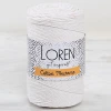 Loren Cotton Macrame Açık Krem - 702 - 34364