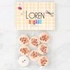 Loren Crafts 8li Balık Düğme - 1157