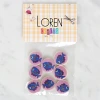 Loren Crafts 8li Balık Düğme - 1163