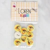 Loren Crafts 8li Balık Düğme - 1165