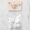 Loren Crafts 8 li Beyaz Düğme - 618