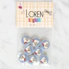 Loren Crafts 8li Biberonlu Bebek Düğme - 1241