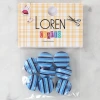 Loren Crafts 8li Desenli Düğme - 1101