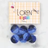 Loren Crafts 8li Düğme Mavi - 1141