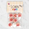 Loren Crafts 8li Emzik Düğme - 1006