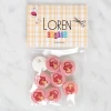 Loren Crafts 8li Emzik Düğme - 1007