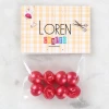 Loren Crafts 8 li Fuşya Düğme - 0150