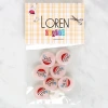 Loren Crafts 8li Gülen Yüz Düğme - 1017