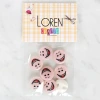 Loren Crafts 8li Gülen Yüz Düğme - 1025