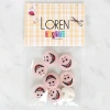 Loren Crafts 8li Gülen Yüz Düğme - 1025
