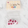 Loren Crafts 8 li Kırmızı Uğur Böceği Düğme - 648