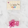 Loren Crafts 8 li Koyu Pembe Düğme - 51