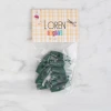 Loren Crafts 8 li koyu yeşil çoban düğme - 103