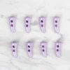 Loren Crafts 8 li lila çoban düğme - 129