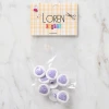 Loren Crafts 8 li Lila Düğme - 624
