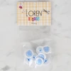 Loren Crafts 8 li Mavi Düğme - 622