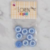 Loren Crafts 8 li Mavi Elma Düğme - 463