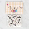 Loren Crafts 8li Panda Düğme - 1050