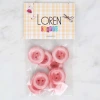 Loren Crafts 8li Pembe Düğme - 1743