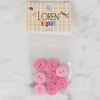 Loren Crafts 8 li Pembe Düğme - 189