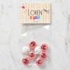 Loren Crafts 8 li Pembe Emzik Düğme - 709