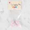 Loren Crafts 8 li Pembe Gülen Yüz Düğme - 635