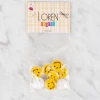 Loren Crafts 8 li Sarı Düğme - 663