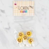 Loren Crafts 8 li Sarı Düğme - 667