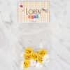 Loren Crafts 8 li Sarı Düğme - 671