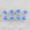 Loren Crafts 8 li Şeffaf Mavi Araba Düğme - 261
