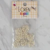 Loren Crafts 8 li Şeffaf Sarı Düğme - 30